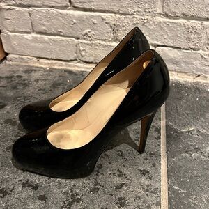 Brian Atwood patent leather heels